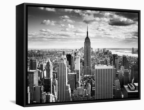NYC Downtown-Nina Papiorek-Framed Stretched Canvas