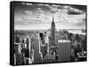 NYC Downtown-Nina Papiorek-Framed Stretched Canvas