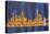 NYC Extended Version License Plate-Design Turnpike-Stretched Canvas