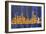 NYC Extended Version License Plate-Design Turnpike-Framed Giclee Print