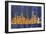 NYC Extended Version License Plate-Design Turnpike-Framed Giclee Print