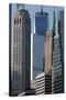 NYC Financial District-Robert Goldwitz-Stretched Canvas