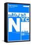 Nyc: Find Yourself In The City-NaxArt-Framed Stretched Canvas