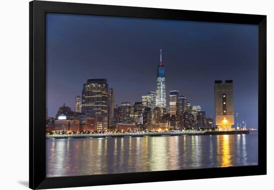 NYC- Freedom Tower at Night-null-Framed Poster