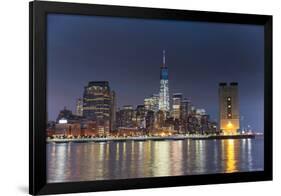 NYC- Freedom Tower at Night-null-Framed Poster