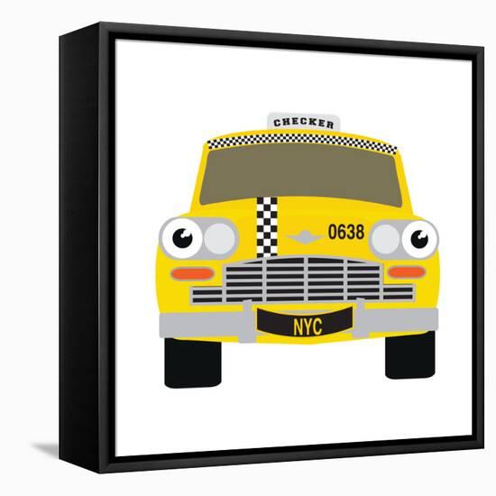 Nyc from New York-Tosh-Framed Stretched Canvas