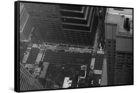 Nyc From The Top-NaxArt-Framed Stretched Canvas