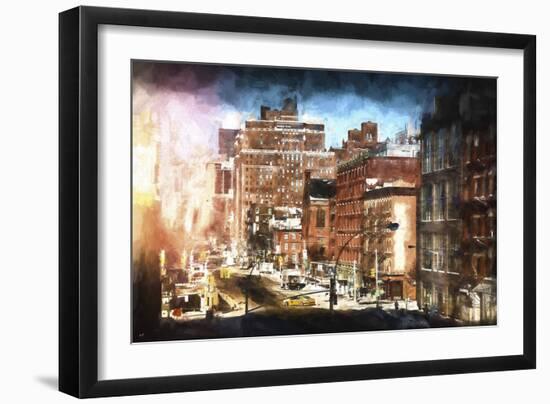 NYC Garment District II-Philippe Hugonnard-Framed Giclee Print