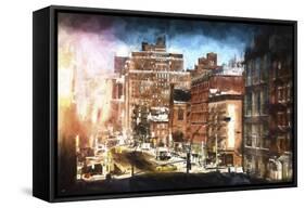 NYC Garment District II-Philippe Hugonnard-Framed Stretched Canvas