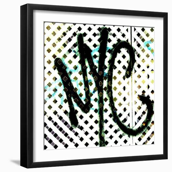 NYC Graffiti, New York-Tosh-Framed Art Print