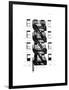 NYC in Pure B&W XI-Jeff Pica-Framed Art Print