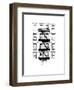 NYC in Pure B&W XII-Jeff Pica-Framed Art Print