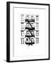 NYC in Pure B&W XII-Jeff Pica-Framed Art Print