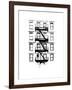 NYC in Pure B&W XII-Jeff Pica-Framed Art Print