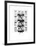 NYC in Pure B&W XII-Jeff Pica-Framed Art Print