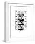 NYC in Pure B&W XII-Jeff Pica-Framed Art Print