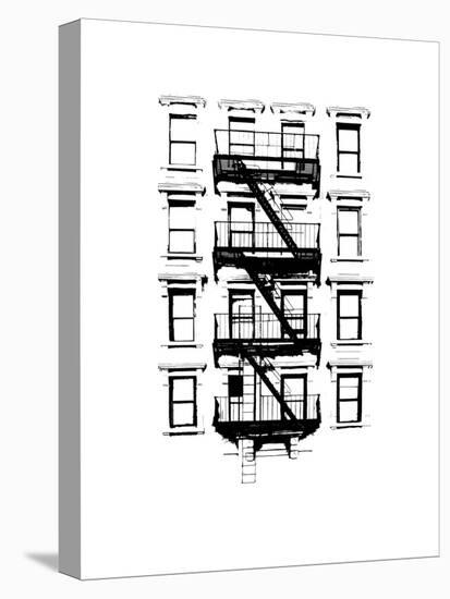 NYC in Pure B&W XII-Jeff Pica-Stretched Canvas
