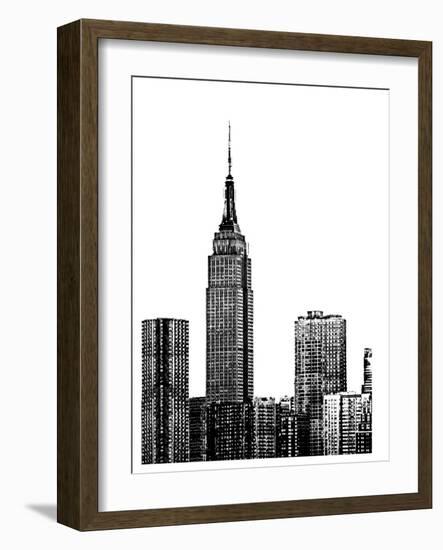 NYC in Pure B&W XVIII-Jeff Pica-Framed Art Print