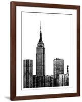 NYC in Pure B&W XVIII-Jeff Pica-Framed Art Print