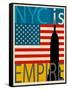 NYC Is Empire State-Joost Hogervorst-Framed Stretched Canvas