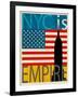 NYC Is Empire State-Joost Hogervorst-Framed Art Print