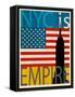 NYC Is Empire State-Joost Hogervorst-Framed Stretched Canvas