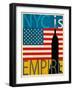NYC Is Empire State-Joost Hogervorst-Framed Art Print