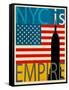 NYC Is Empire State-Joost Hogervorst-Framed Stretched Canvas