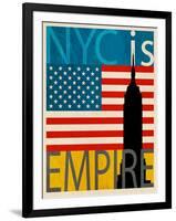 NYC Is Empire State-Joost Hogervorst-Framed Art Print