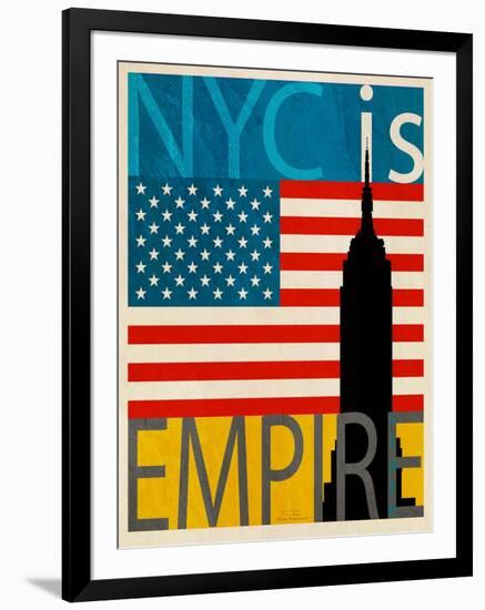 NYC Is Empire State-Joost Hogervorst-Framed Art Print