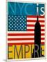 NYC Is Empire State-Joost Hogervorst-Mounted Art Print