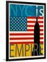 NYC Is Empire State-Joost Hogervorst-Framed Art Print