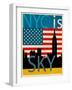 NYC Is Skyscrapers-Joost Hogervorst-Framed Art Print