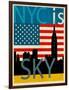 NYC Is Skyscrapers-Joost Hogervorst-Framed Art Print