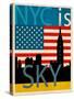 NYC Is Skyscrapers-Joost Hogervorst-Stretched Canvas