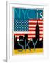 NYC Is Skyscrapers-Joost Hogervorst-Framed Art Print