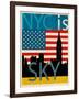 NYC Is Skyscrapers-Joost Hogervorst-Framed Art Print