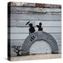 NYC Japanese Bridge-Banksy-Stretched Canvas