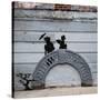 NYC Japanese Bridge-Banksy-Stretched Canvas