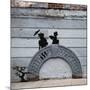 NYC Japanese Bridge-Banksy-Mounted Giclee Print