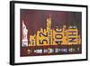 NYC License Plate Art Skyline 911 Version-Design Turnpike-Framed Giclee Print