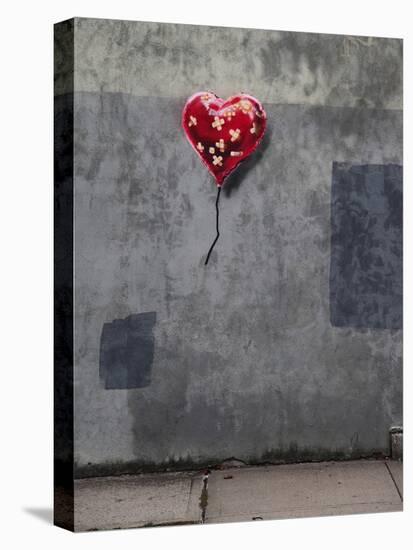 NYC Love-Banksy-Stretched Canvas