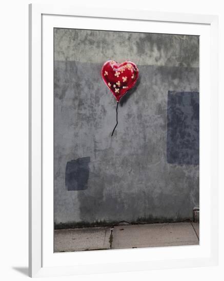 NYC Love-Banksy-Framed Giclee Print