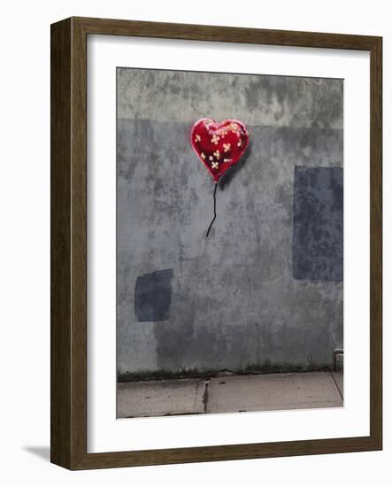 NYC Love-Banksy-Framed Giclee Print