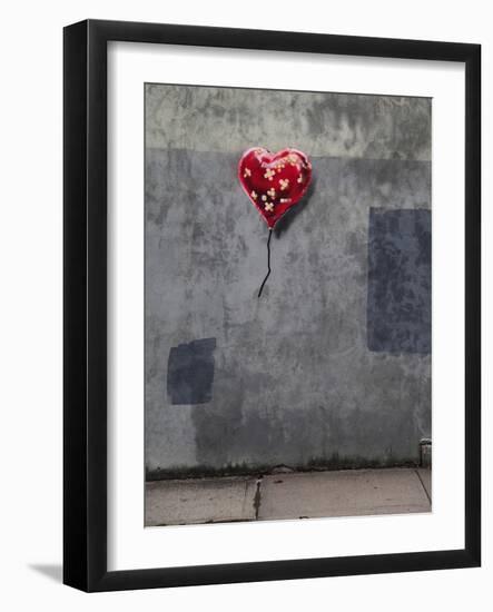 NYC Love-Banksy-Framed Premium Giclee Print