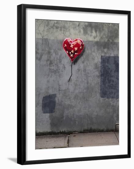 NYC Love-Banksy-Framed Giclee Print