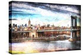 NYC Manhattan Bridge-Philippe Hugonnard-Stretched Canvas