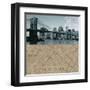 NYC Map I-The Vintage Collection-Framed Art Print