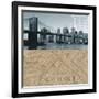 NYC Map I-The Vintage Collection-Framed Giclee Print