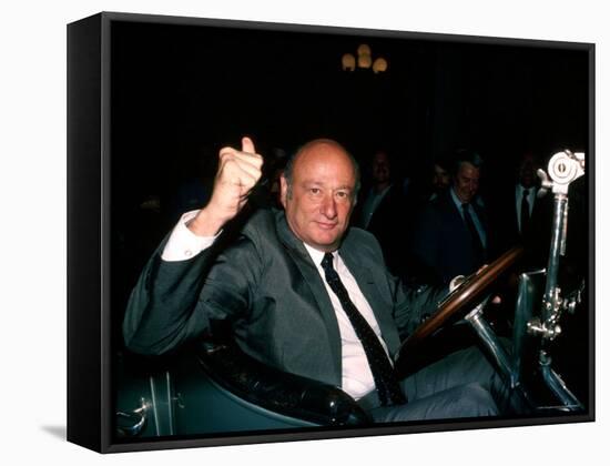 NYC Mayor Ed Koch-David Mcgough-Framed Stretched Canvas